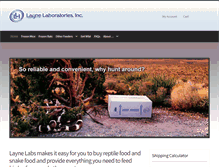 Tablet Screenshot of laynelabs.com